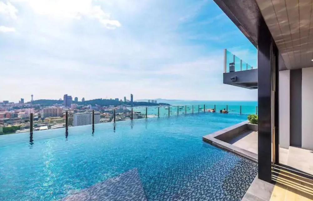 The Base Central Pattaya Quiet King-Bed With Infinity Pool & Free Netflix! Exteriér fotografie